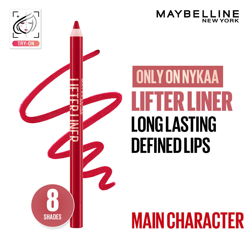 Maybelline New York Lifter Liner Lip Liner Pencil With Hyaluronic Acid - Main Character, 6.7g Buy at Indicrest