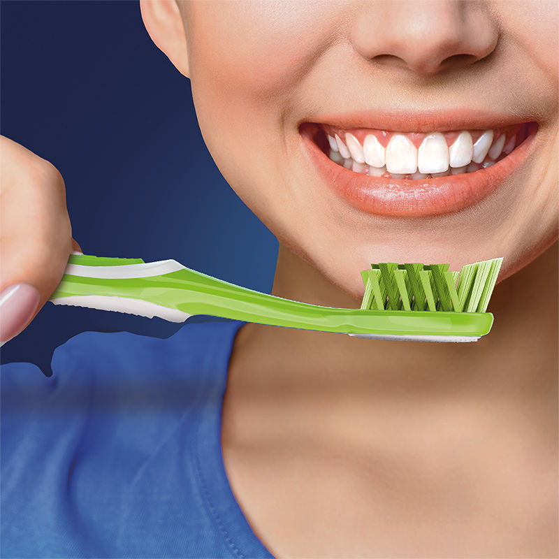 Oral-B Criss Cross Toothbrush with Neem Extract - Medium (Buy 2 Get 2 Free) Buy at Indicrest Image 5