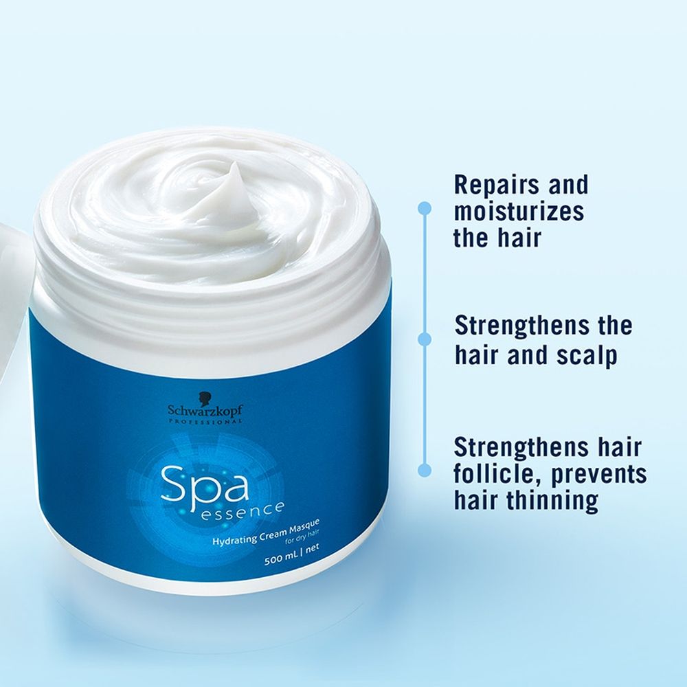Schwarzkopf Professional SPA Essence Hydrating Cream Masque, 500ml Buy at Indicrest Image 2