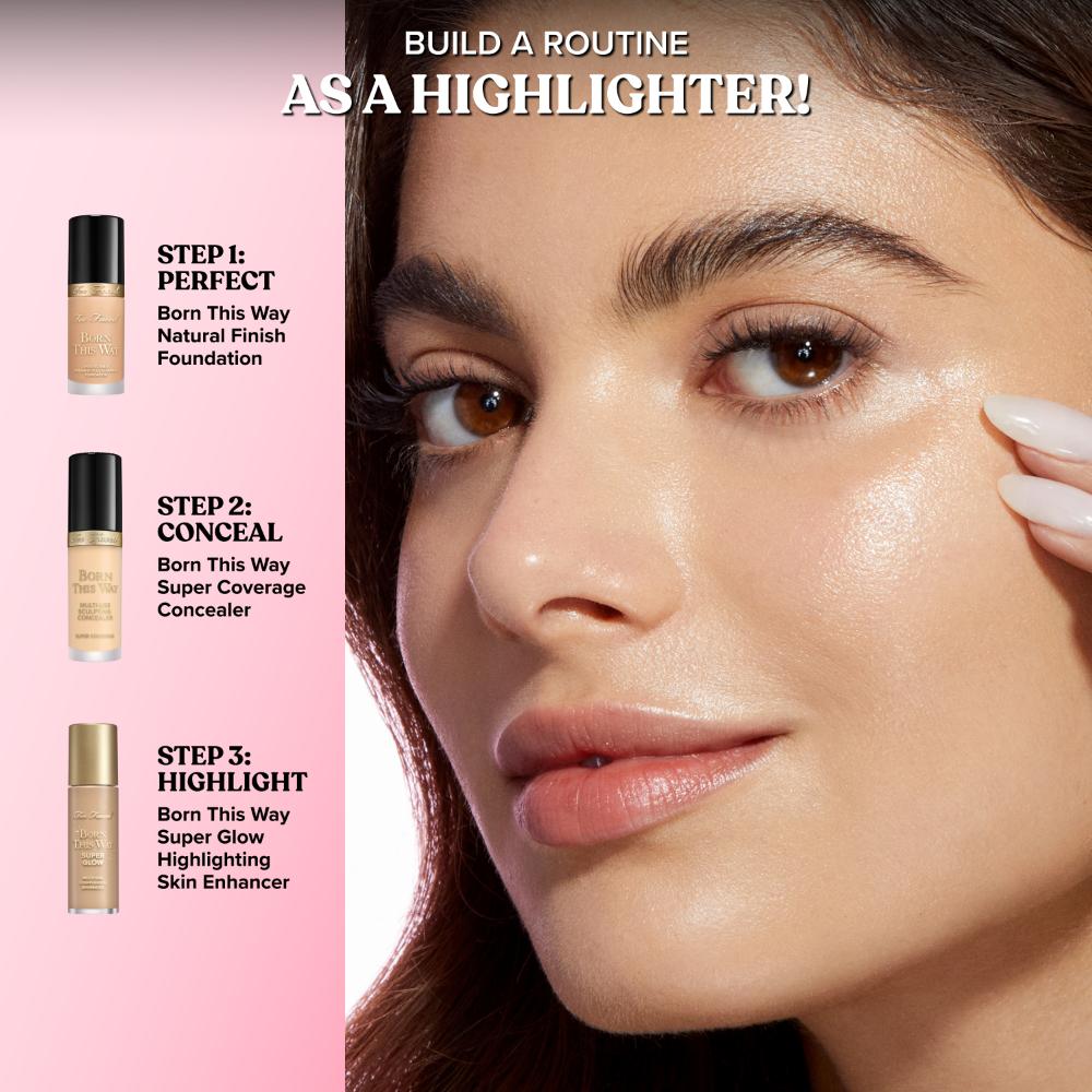 Too Faced Born This Way Super Glow Highlighter - Golden Mocha, 30ml