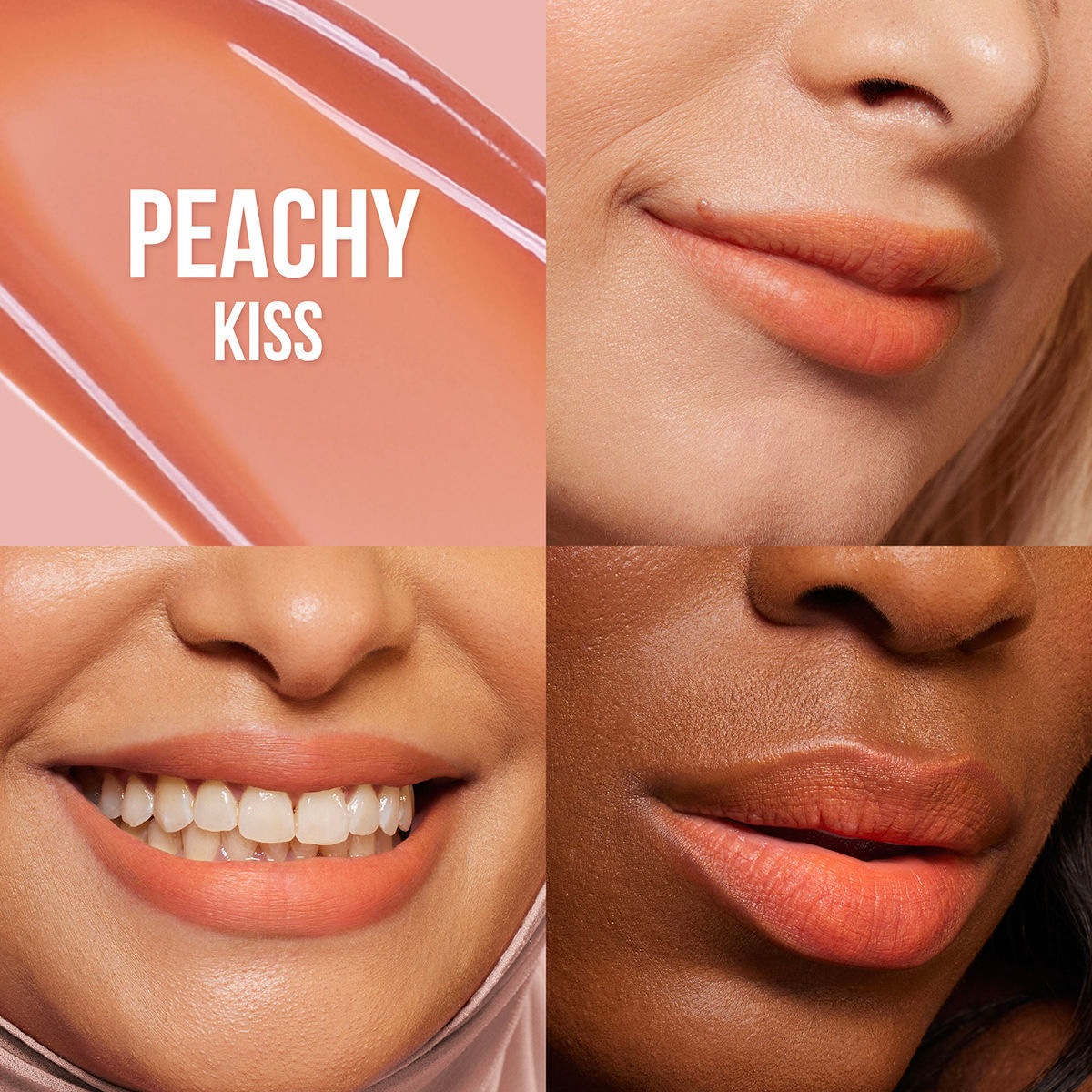 Huda Beauty Creamy Lip And Cheek Stain - Peachy Kiss, 6ml