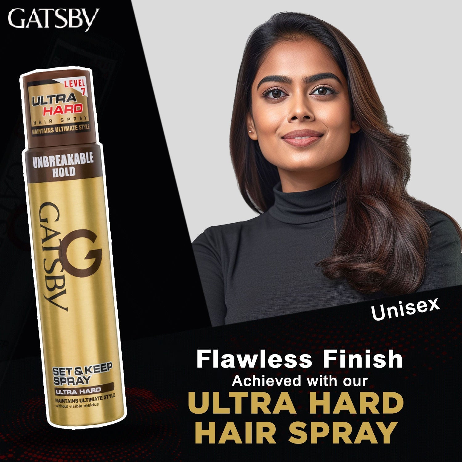 Gatsby Set & Keep Hair Spray Ultra Hard, 250ml Buy at Indicrest Image 5