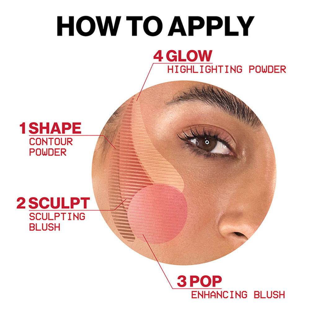 Smashbox Halo Contour, Blush And Highlighter Palette - Back To Cali, 15.7 g