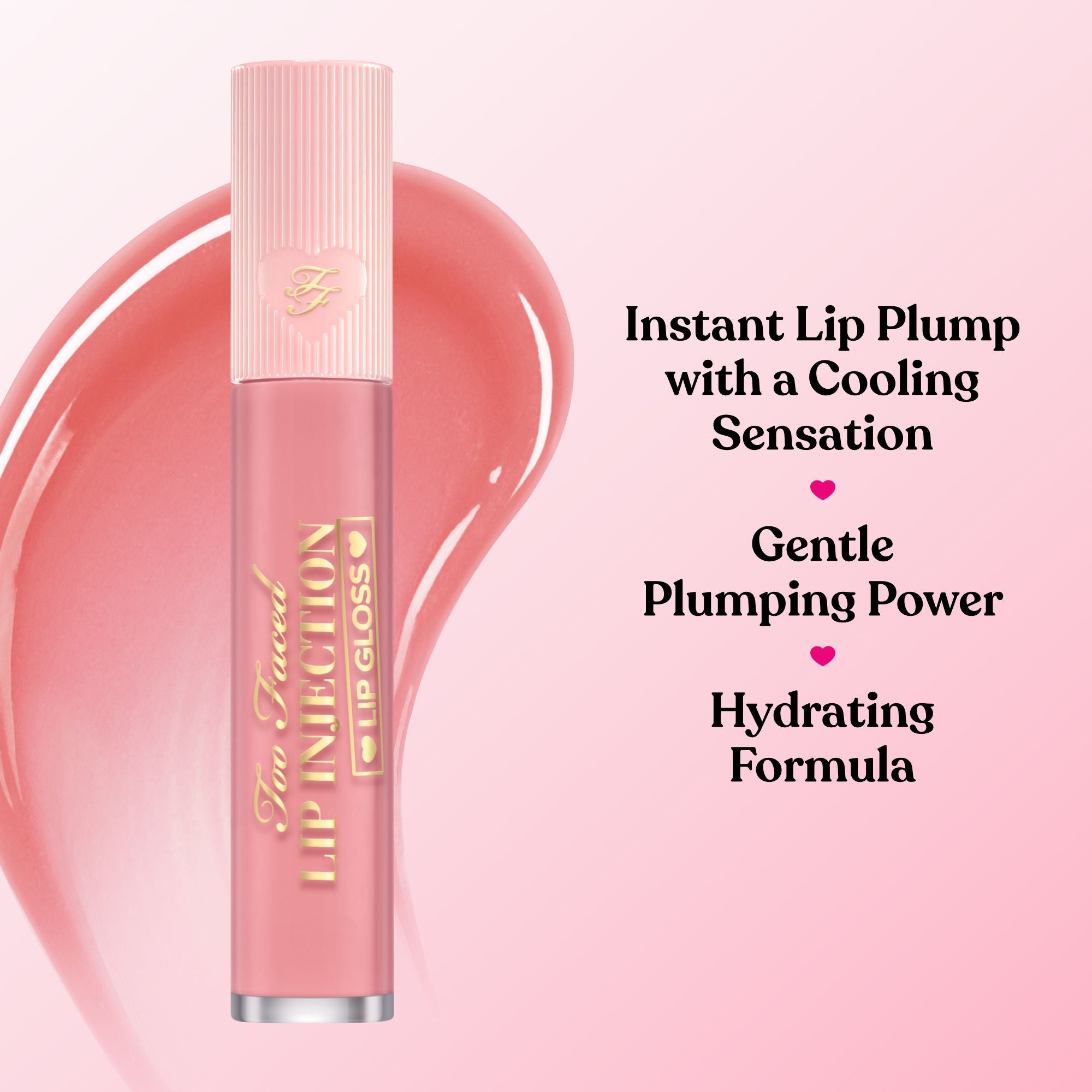 Too Faced Lip Injection Instant Cooling Lip Plumper, Lip Gloss- Wifey For Lifey, 6.5ml