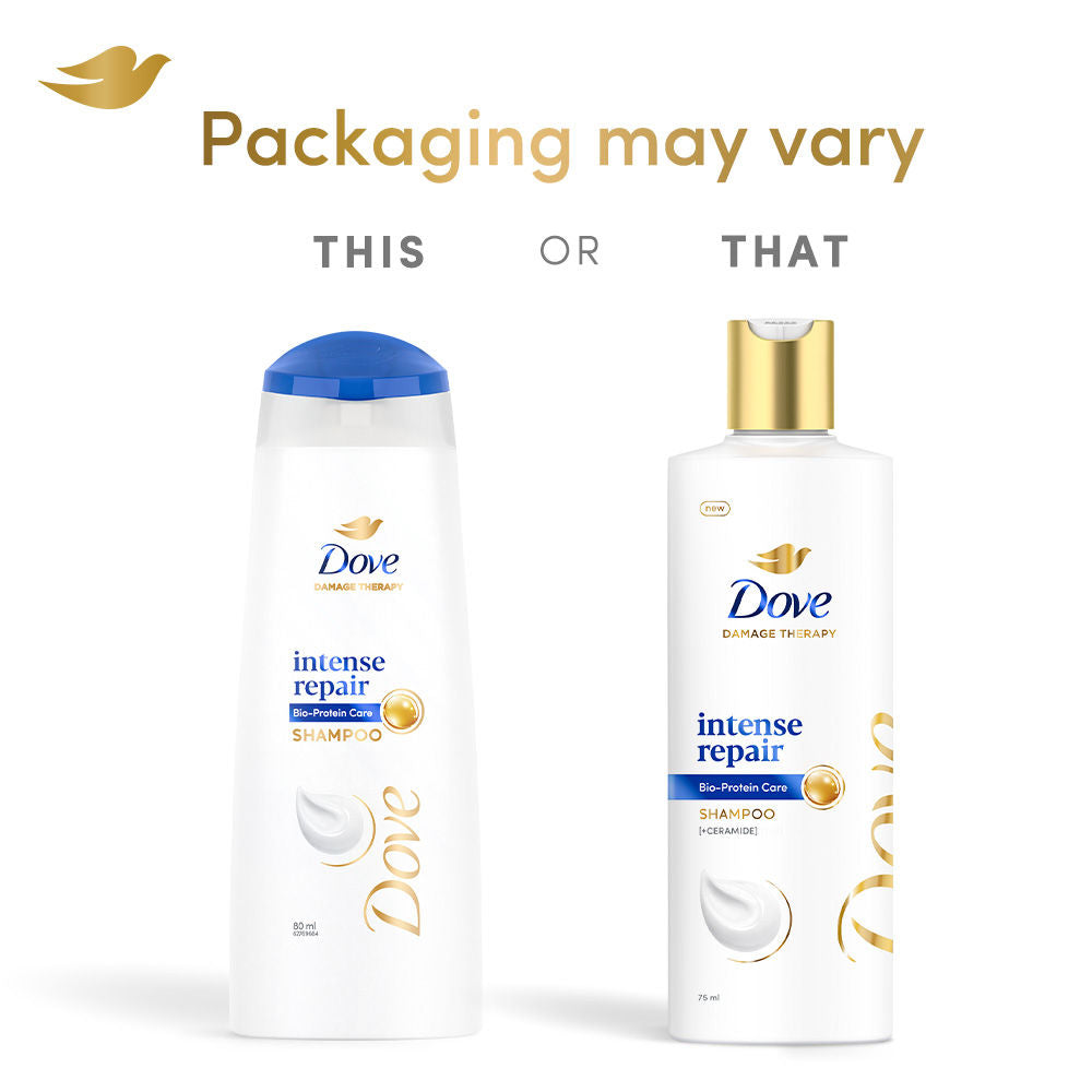 Dove Intense Repair Shampoo For Dry & Damaged Hair, 75ml Buy at Indicrest Image 3