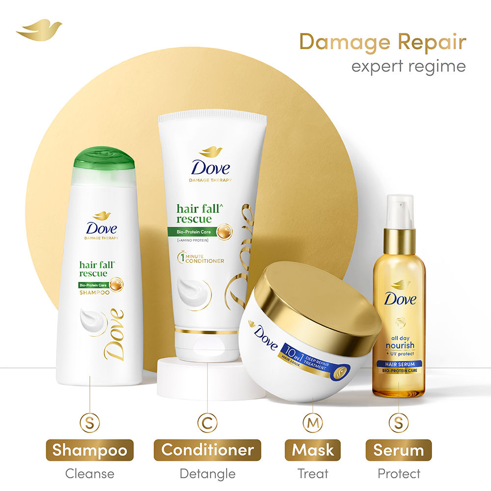 Dove Hair Fall Rescue Conditioner with Nutrilock Actives to Strengthen Damaged Hair, 175ml Buy at Indicrest Image 9