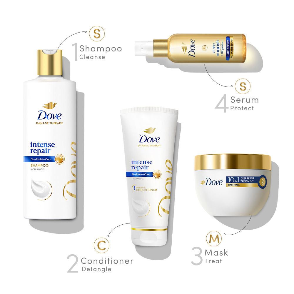 Dove Intense Repair Shampoo For Dry & Damaged Hair, 180ml Buy at Indicrest Image 11