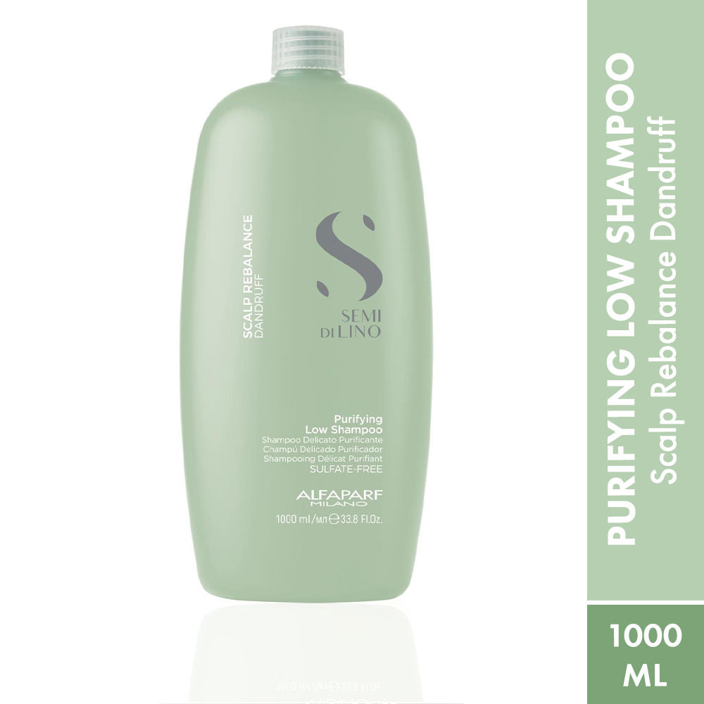 ALFAPARF MILANO Scalp Rebalance Purifying Shampoo For All Scalp Types, Flaky, Dandruff, Sulfate Free, 1000ml, Buy from Indicrest