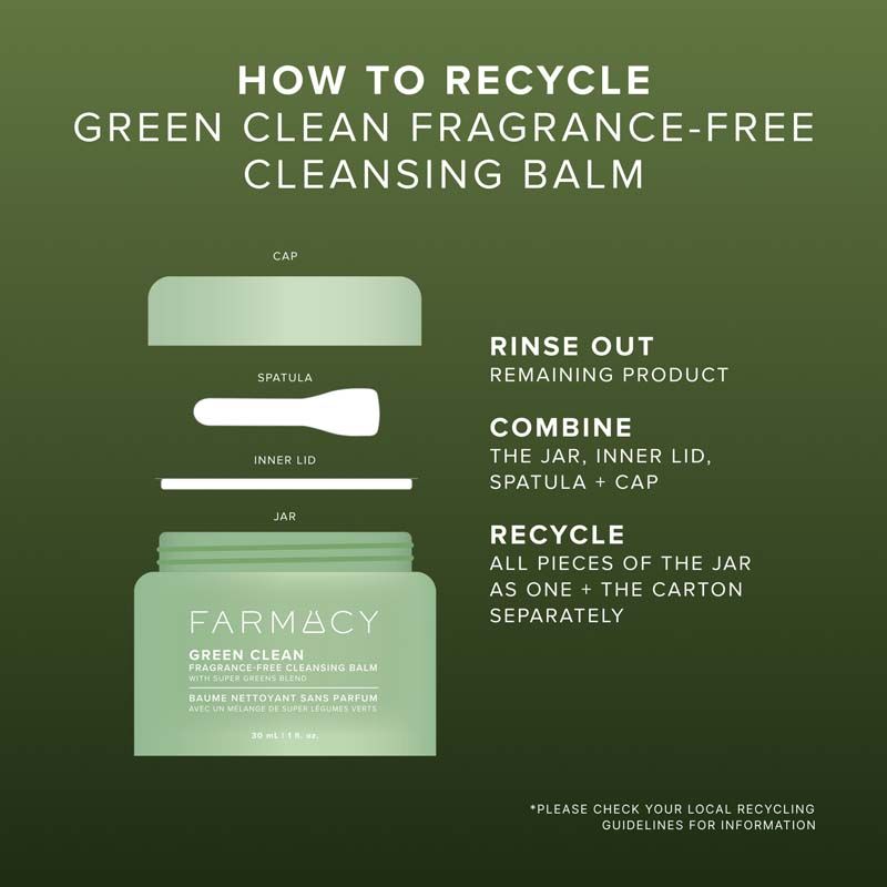Farmacy Beauty Green Clean Cleansing Balm - Fragrance Free, 30ml