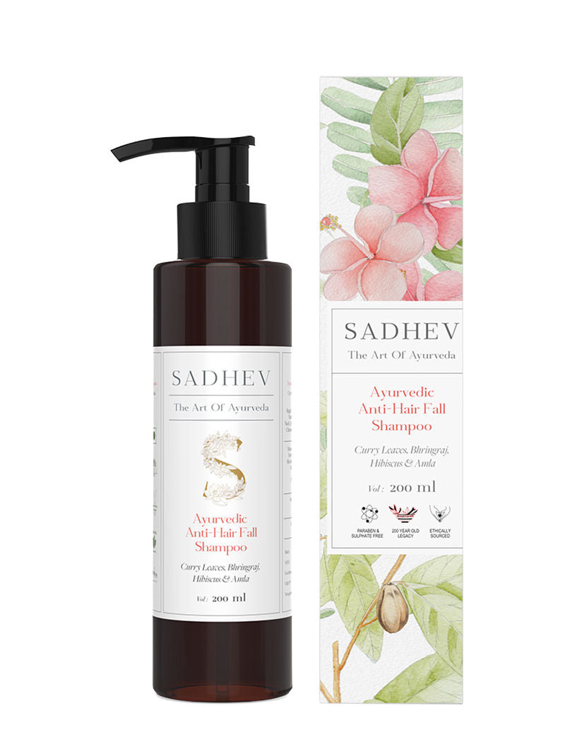 SADHEV Ayurvedic Anti-Hairfall Shampoo, 200ml