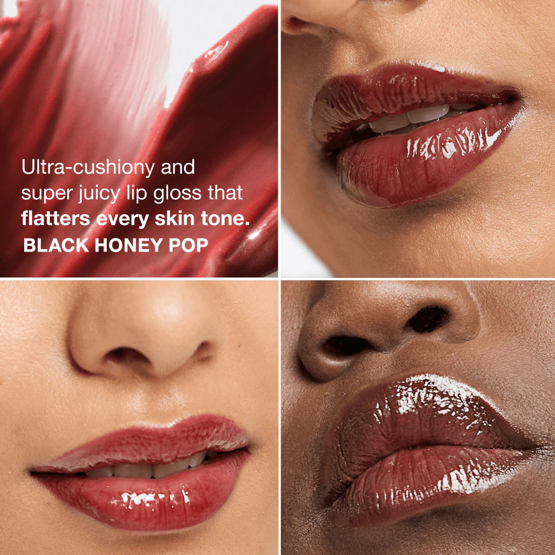 Clinique Pop Plush Creamy Lip Gloss - Black Honey, 3.5ml