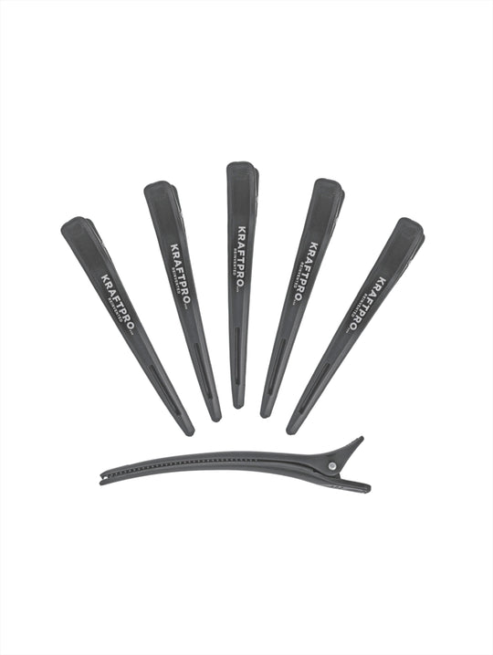 KRAFTPRO Section Carbon Hair Clips Unique Design, Heat Resistant (Pack of 1), 6 pieces Buy at Indicrest