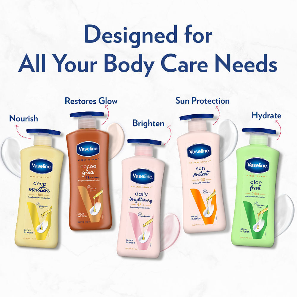 Vaseline Sun Protect SPF 30 Body Lotion, Reduces Tan Lines in 7 Days, UVA + UVB PA+++, 400ml Buy at Indicrest Image 7