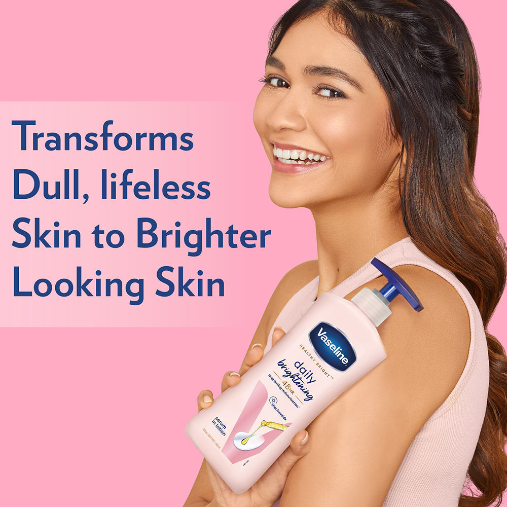 Vaseline Healthy Bright Daily Brightening Body Lotion, 400ml Buy at Indicrest Image 4