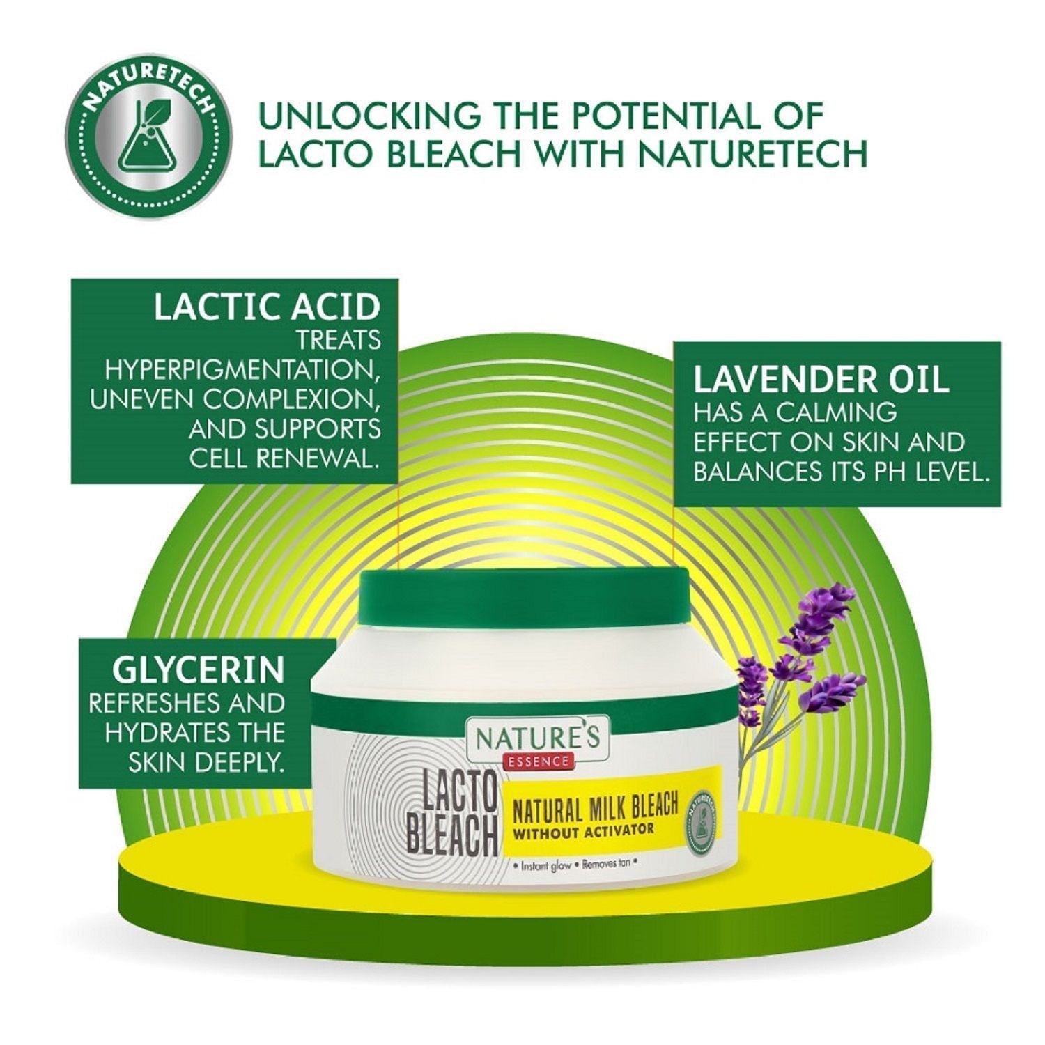 Nature's Essence Lacto Bleach Natural Milk Bleach Without Activator, 40g Buy at Indicrest Image 3