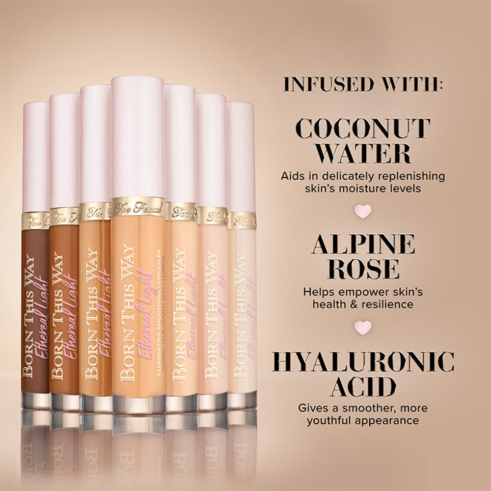 Too Faced Born This Way Ethereal Light-Illuminating Smoothing Concealer - Butter Croissant, 5ml