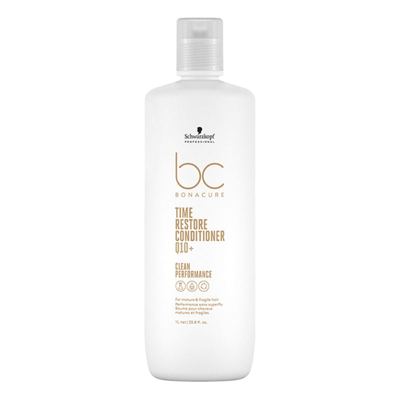 Schwarzkopf Professional Bonacure Time Restore Conditioner With Q10+ - For Mature Hair, 1000ml Buy at Indicrest Image 10