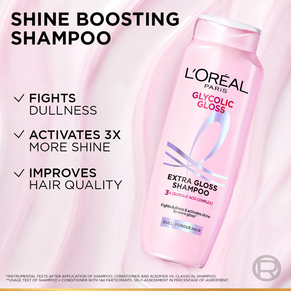 L'Oreal Paris Glycolic Gloss Shine Boosting Shampoo, 200ml Buy at Indicrest Image 4