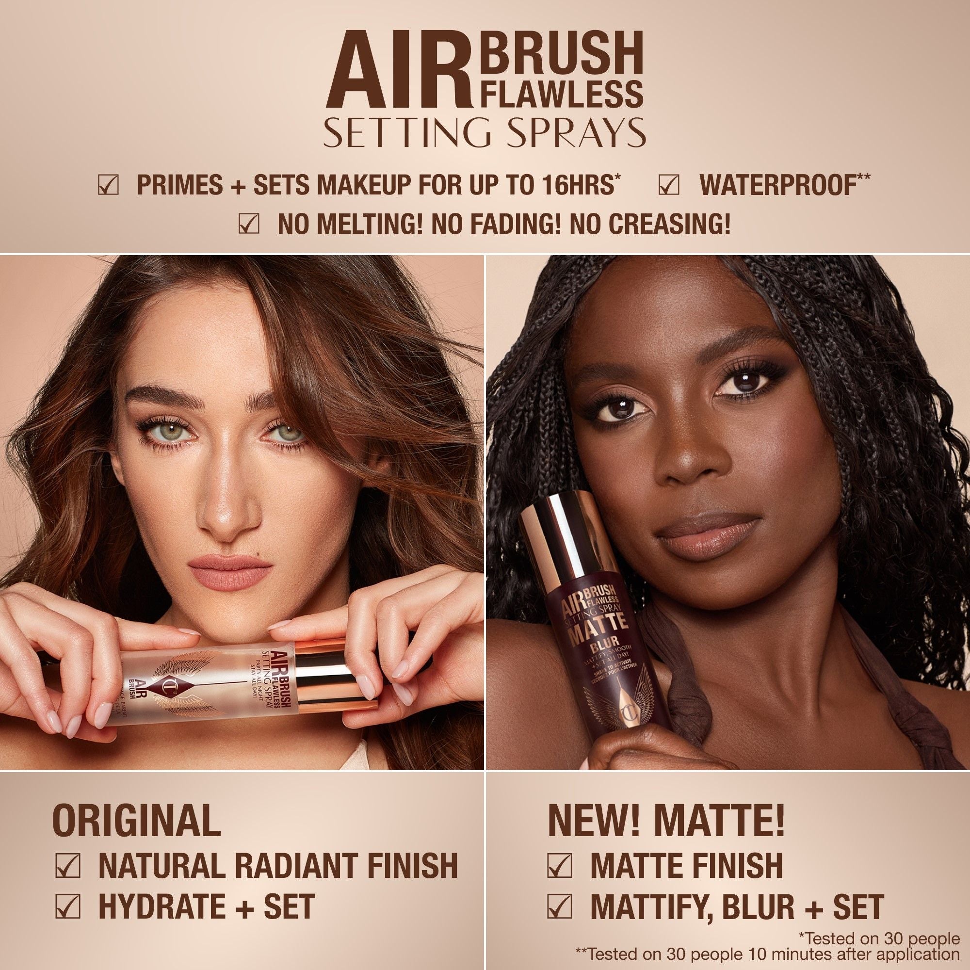 Charlotte Tilbury Airbrush Matte Setting Spray, 100ml