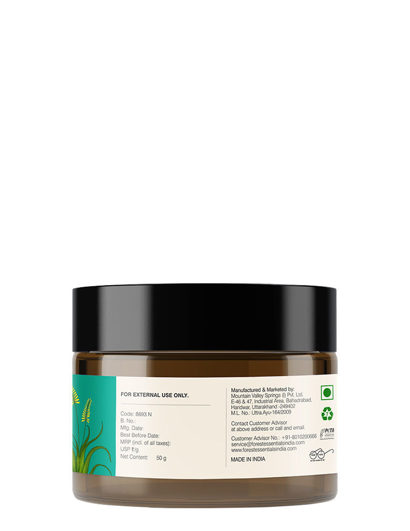 Forest Essentials Light Hydrating Facial Gel with Pure Aloe Vera - Lightweight Moisturiser for Acne, 50gm