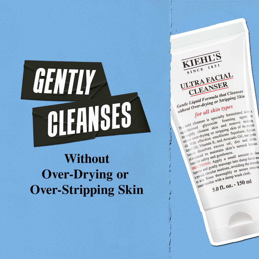 Kiehl's Ultra Facial Cleanser - Gentle and Non-Stripping With Squalane, 150ml