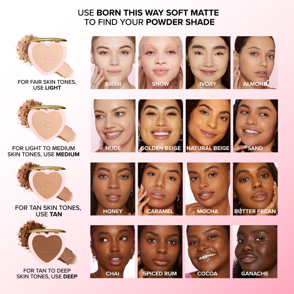 Too Faced Born This Way Super Blur Compact - Medium, 4.8g