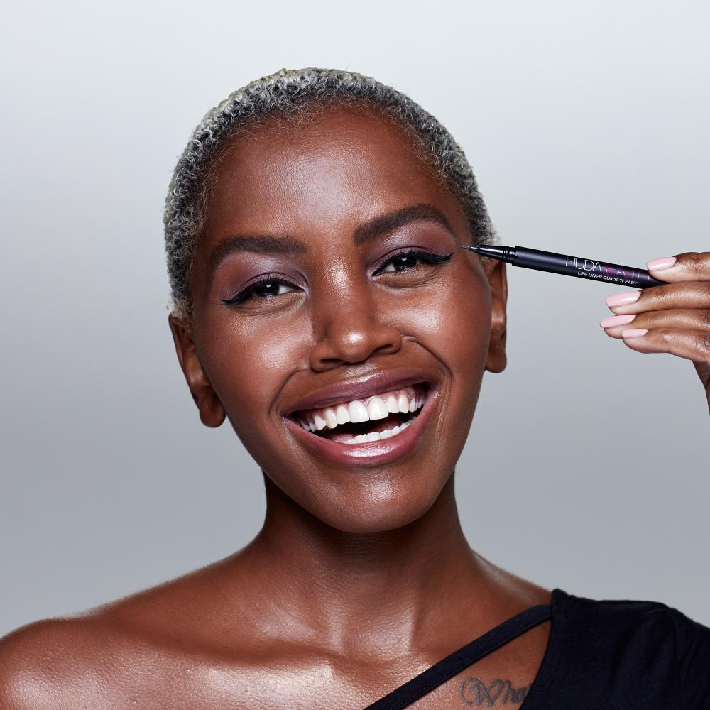 Huda Beauty Life Liner Quick'n Easy Precision Liquid Liner - Vanta, 1ml