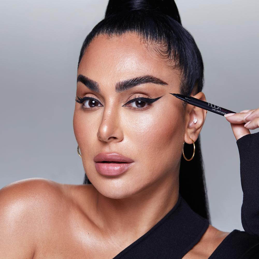 Huda Beauty Life Liner Quick'n Easy Precision Liquid Liner - Vanta, 1ml