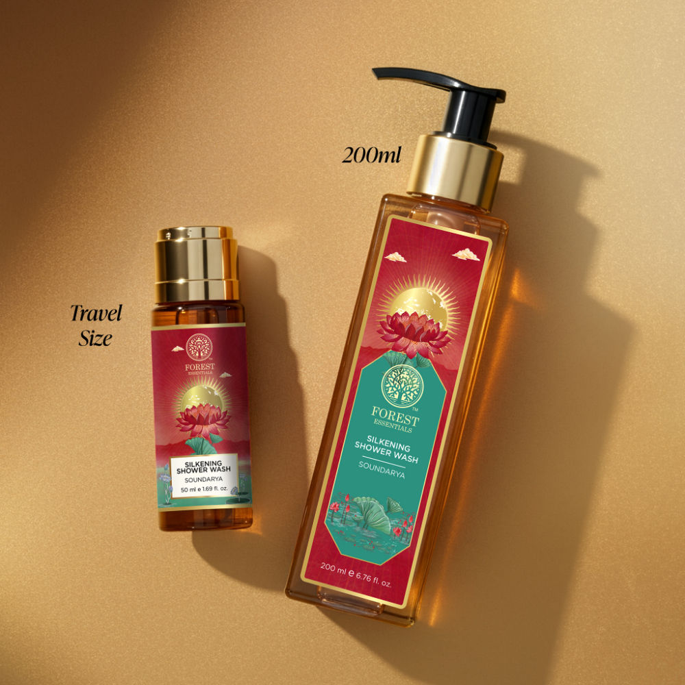 Forest Essentials Silkening Shower Wash Soundarya, 50ml