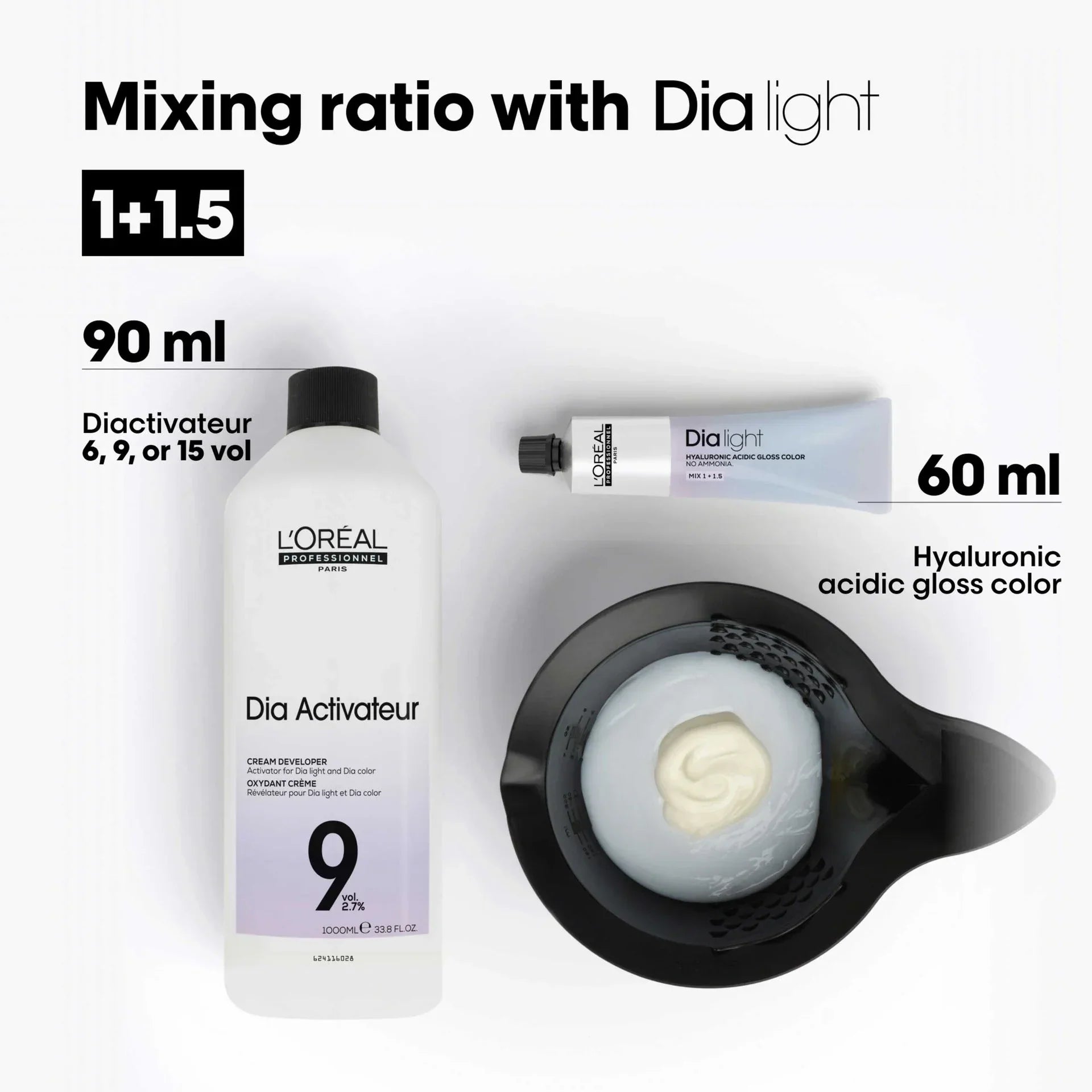 L'Oreal Professionnel Paris Dia Light 9.11 - Very Light Deep Ash Blonde Hair Color, 50ml Buy at Indicrest Image 11