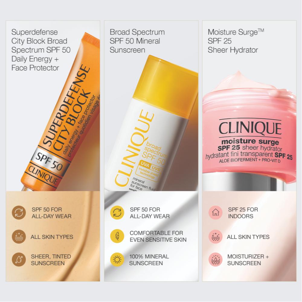 Clinique Moisture Surge SPF 25 Sheer Hydrator(Moisturiser + Sunscreen, 50ml
