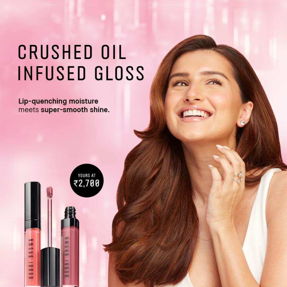 Bobbi Brown Crushed Oil Infused Gloss with Hyaluronic Acid, Vitamin C & E - Free Spirit, 6ml