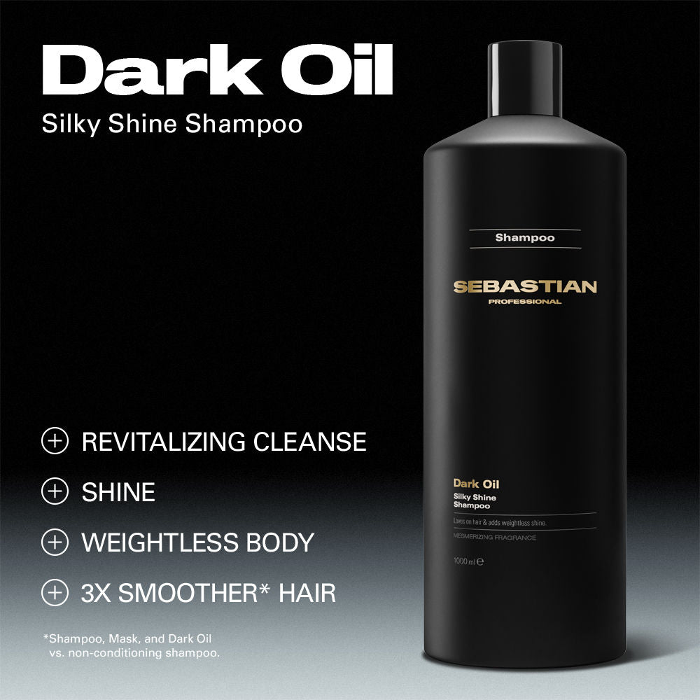 Sebastian Professional Dark Oil Silky Shine Shampoo, 1000ml