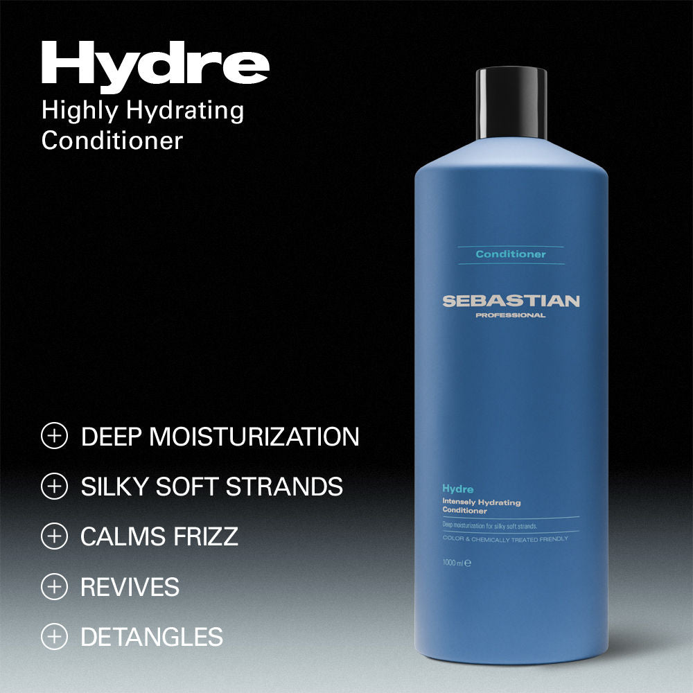 Sebastian Professional Hydre Intensely Hydrating Conditioner For Dry Frizzy Hair, 1000ml