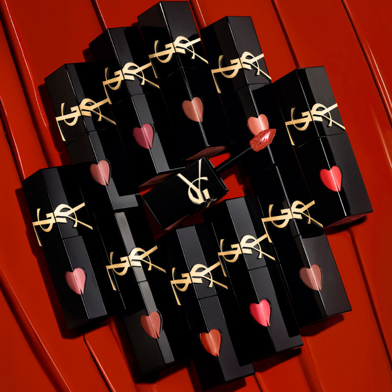 Yves Saint Laurent The Inks Vinyl Cream Rich Luxury Liquid Lipstick - 621 Red Adoration, 5.5ml