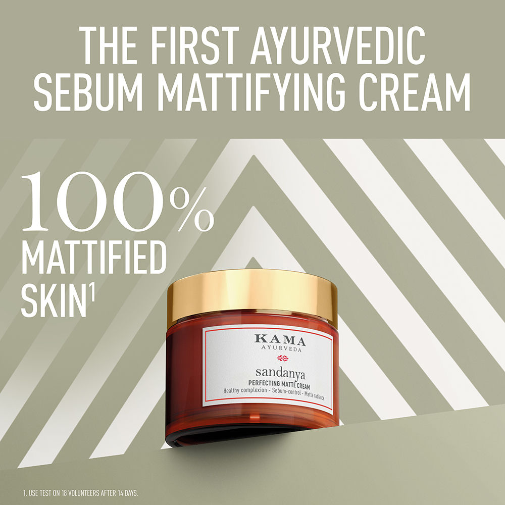 Kama Ayurveda Sandanya Perfecting Matte Cream, 15ml