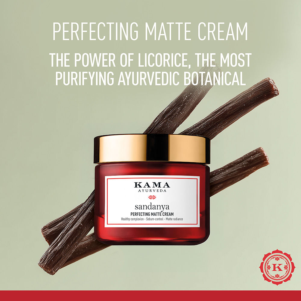 Kama Ayurveda Sandanya Perfecting Matte Cream, 15ml