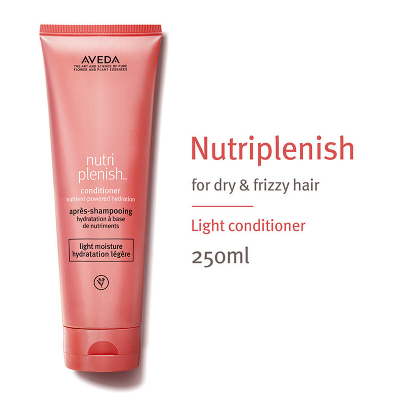 Aveda Nutriplenish Light Hydration Conditioner for Dry & Frizzy Hair with Coconut Oil, 250ml, Buy from Indicrest