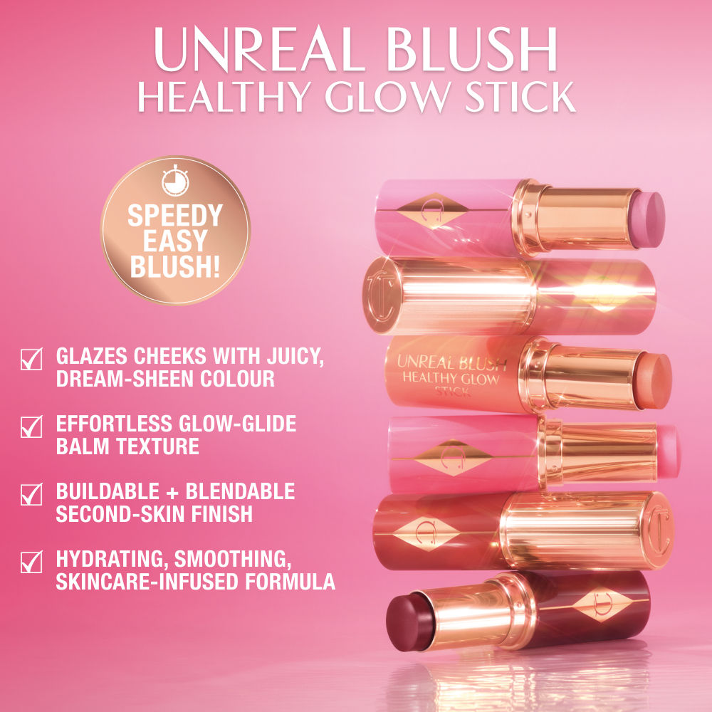 Charlotte Tilbury Unreal Blush Stick - Pretty Glow, 9g
