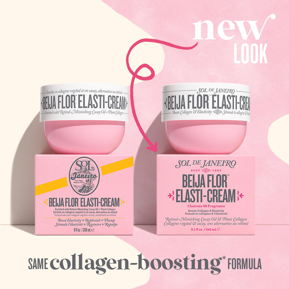 Sol de Janeiro Beija Flor Collagen-Boosting Elasti-Cream with Bio-Retinol & Squalane, 240ml