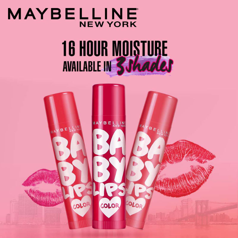 Maybelline New York Baby Lips Color Lip Balm with SPF 11, Lasts UpTo 24H - Pink Lolita + Berry Crush Combo, 8g Buy at Indicrest Image 7