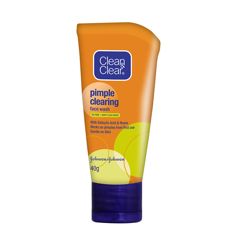 Clean & Clear Pimple Clearing Face Wash with Neem & Salicylic Acid for Oily and Acne-Prone Skin, 40g Buy at Indicrest Image 7