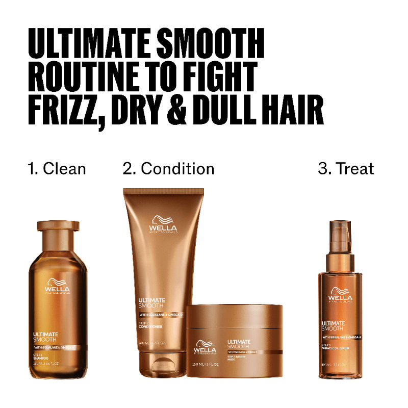 Wella Professionals Ultimate Smooth Shampoo With Squalane & Omega-9 For Dull & Frizzy Hair, 250ml Buy at Indicrest Image 9