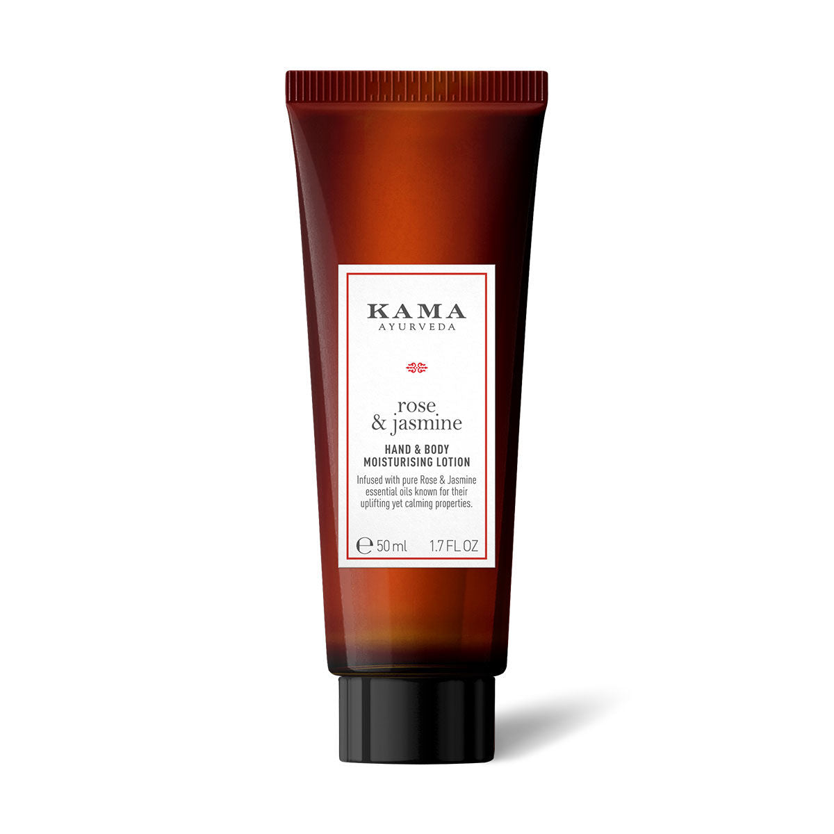 Kama Ayurveda Rose & Jasmine Lightweight & Hydrating with Paraben Free Hand And Body Lotion, 50ml, Buy from Indicrest