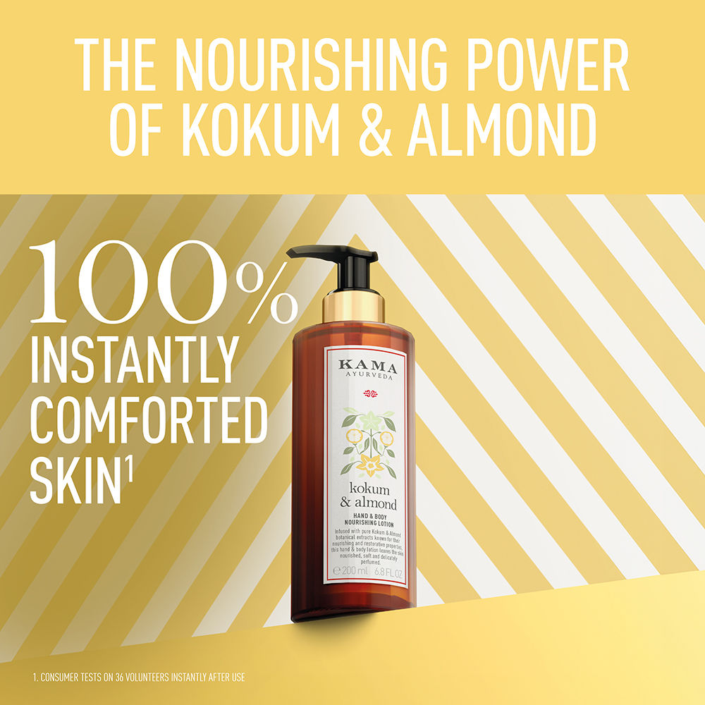 Kama Ayurveda Kokum Almond Restoring & Hydrating with Paraben Free Hand And Body Lotion, 200ml