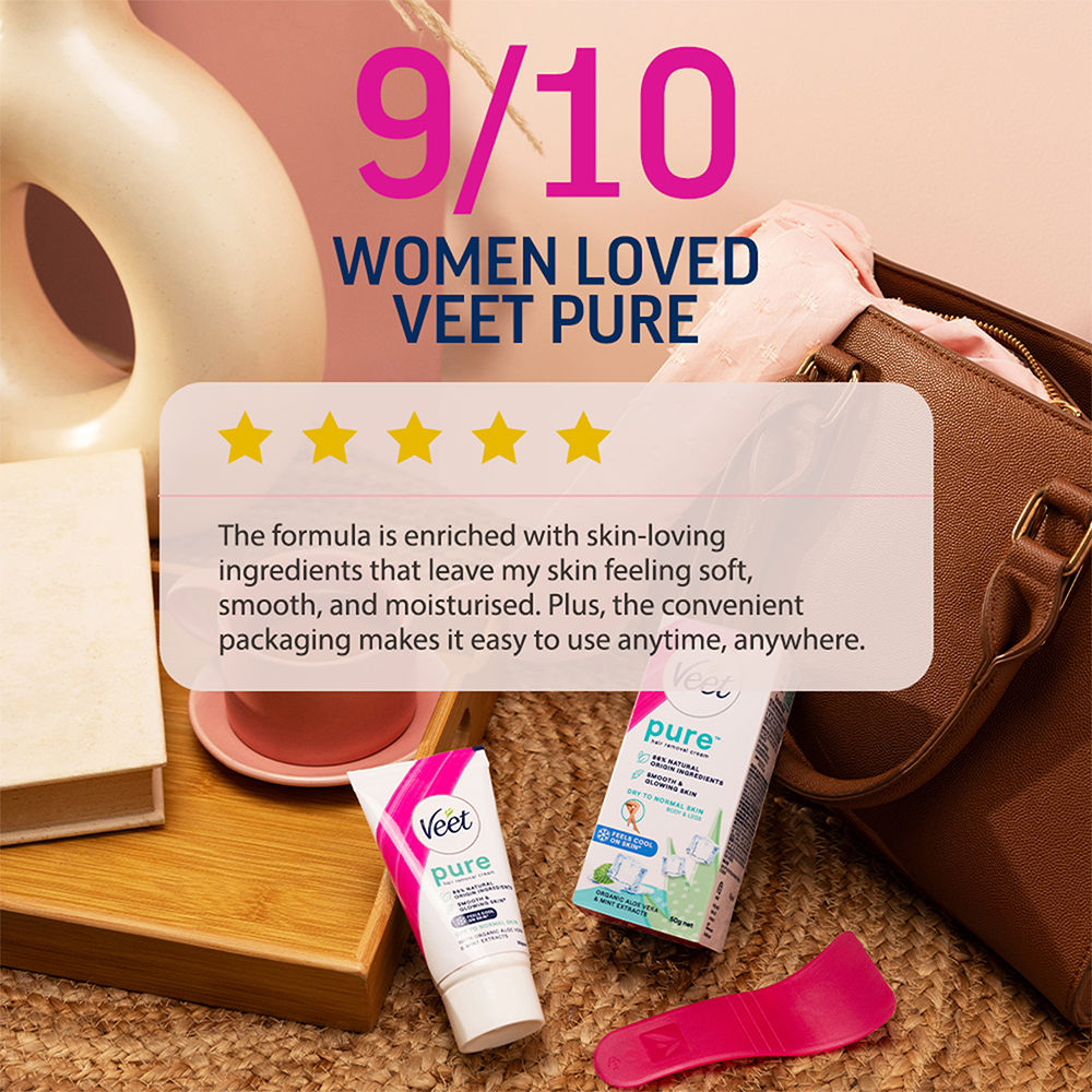 Veet Hair Removal Cream For Sensitive Skin, 30g Buy at Indicrest Image 10