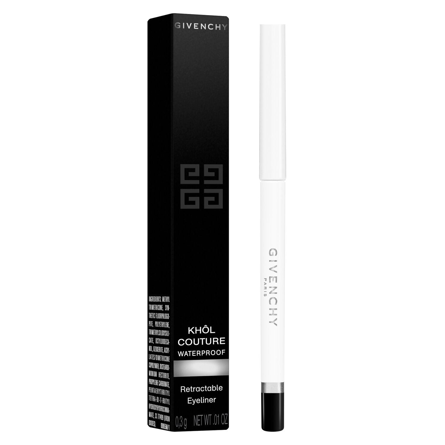 Givenchy Khol Couture Waterproof Retractable Eyeliner - N1 Black, 0.3g