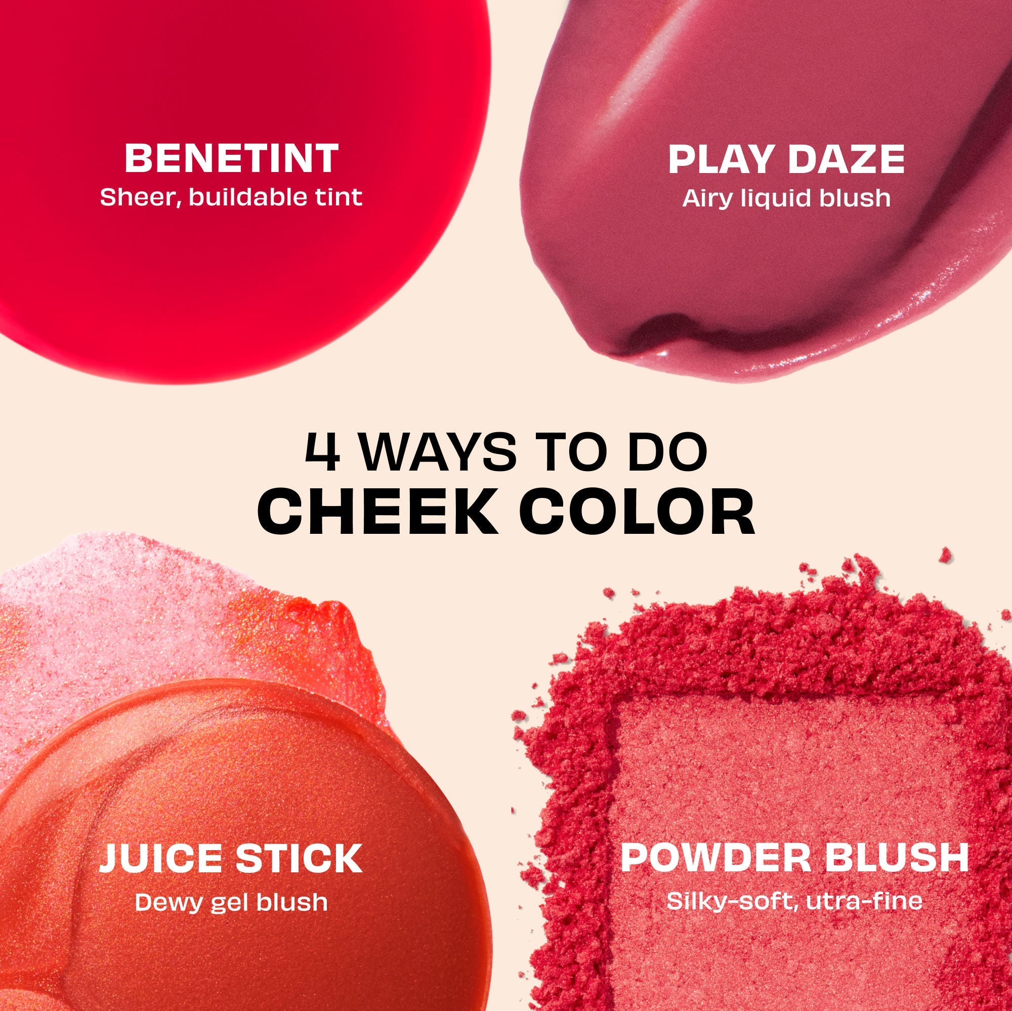 Benefit Cosmetics Play Daze Airy Liquid Blush - Willa Soft Neutral-Rose, 6ml