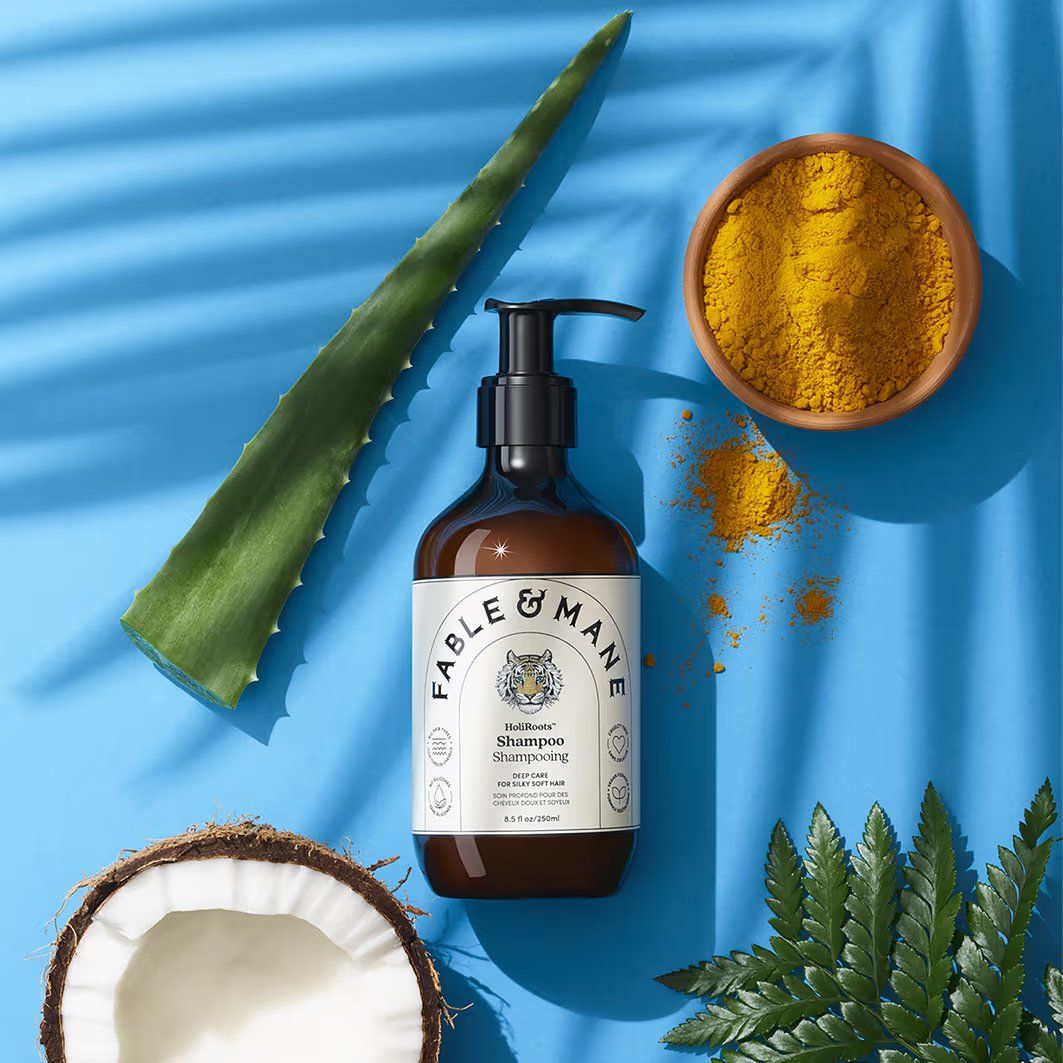 Fable & Mane HoliRoots Hydrating Shampoo With Coconut Oil & Aloe Vera, 250ml