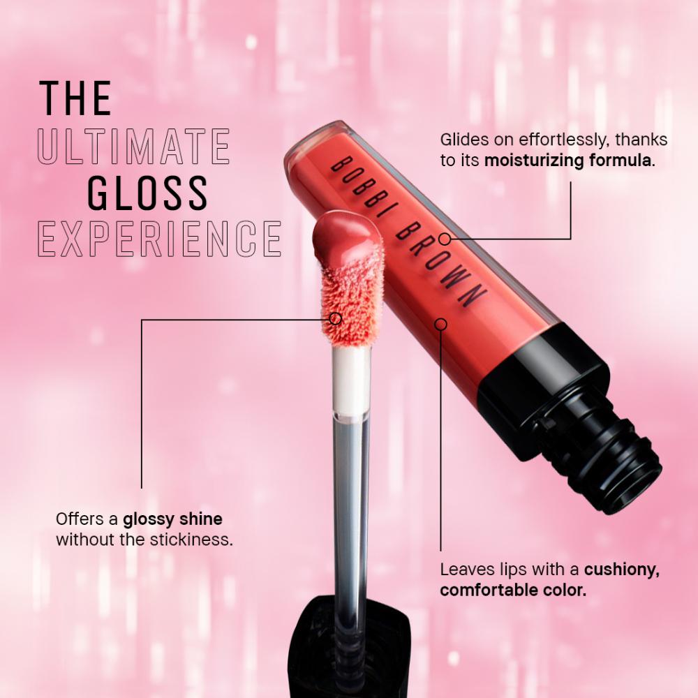 Bobbi Brown Crushed Oil Infused Gloss with Hyaluronic Acid, Vitamin C & E - Free Spirit, 6ml
